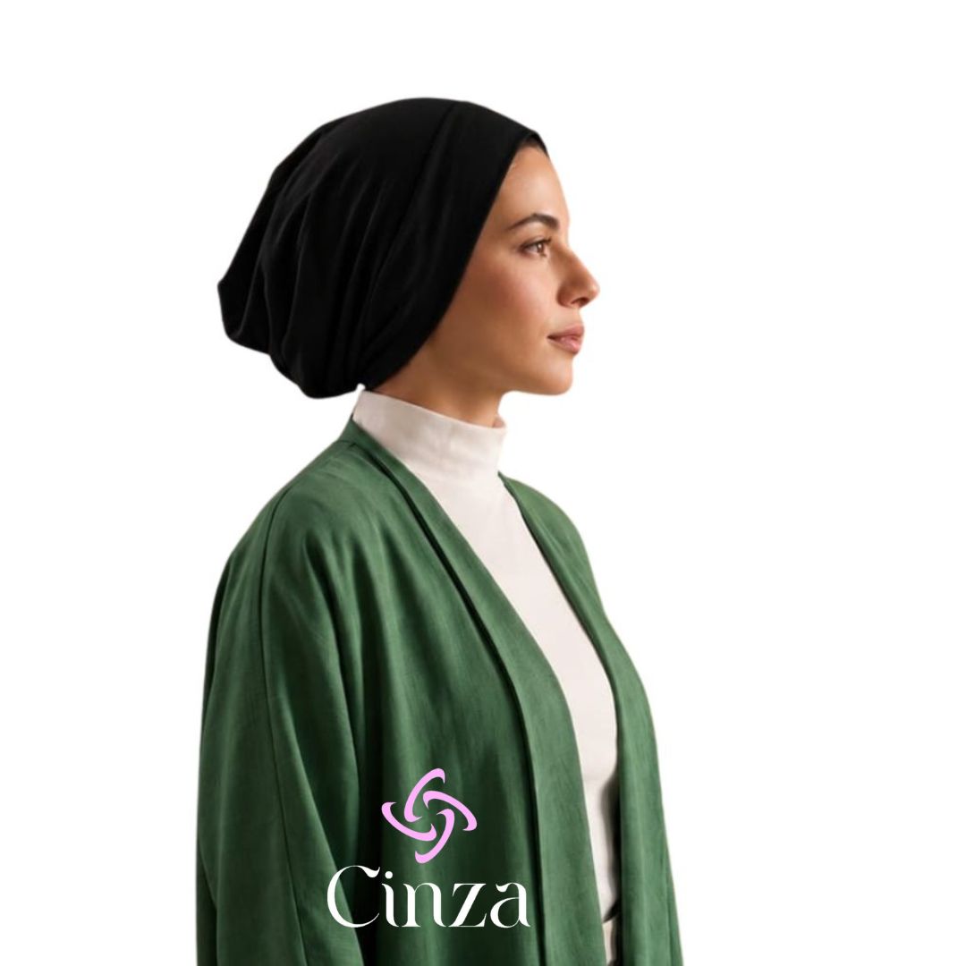 Seamless Open-Back Cotton Underscarf
