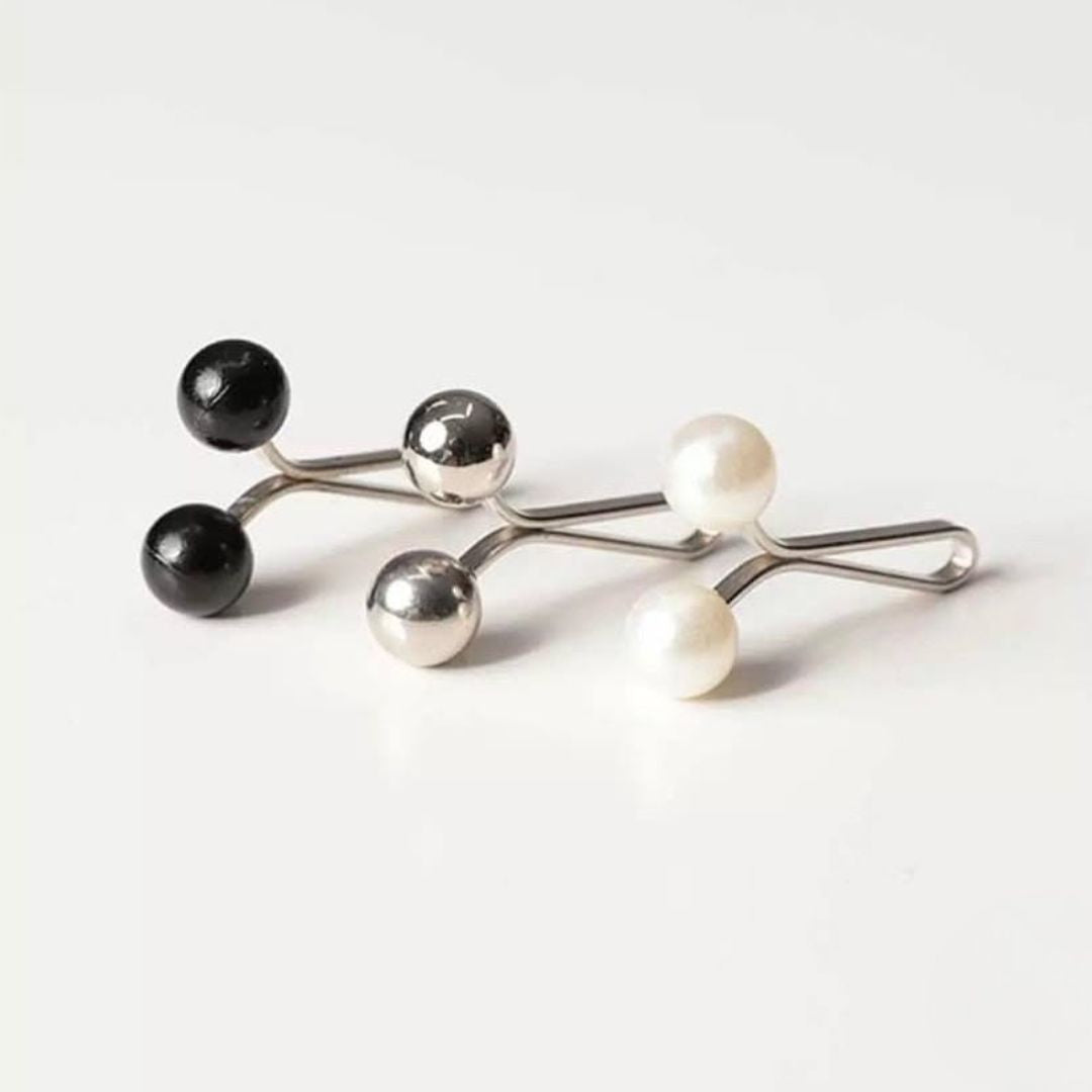 Turkish Hijab Pin (black & white)