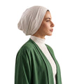 Seamless Open-Back Cotton Underscarf