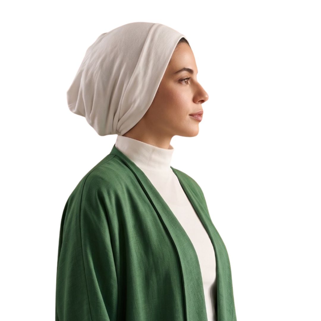 Seamless Open-Back Cotton Underscarf